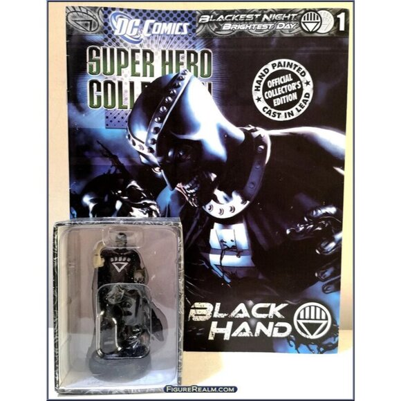 Eaglemoss 1:16 DC Comics Super Hero Fig w/Book: Black Hand #1 (Blackest Night) - Picture 1 of 1